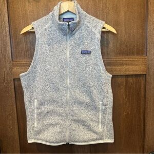 Patagonia Tan, Gray and Brown Knit Fleece Vest
